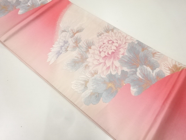 JAPANESE FUKURO OBI / WOVEN FLOWER